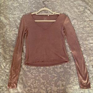 Me to We Long Sleeve Ribbed Top